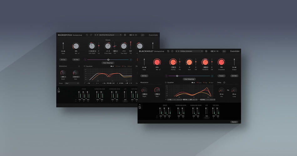 Eventide updates Blackhole and MicroPitch Immersive plugins