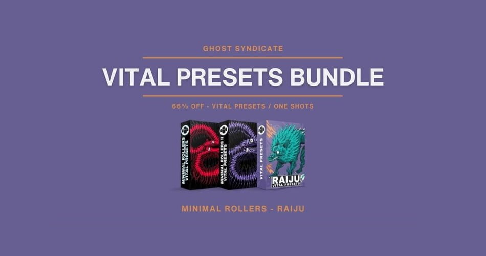 Vital Presets Bundle: Save 66% on 3 sound packs by Ghost Syndicate