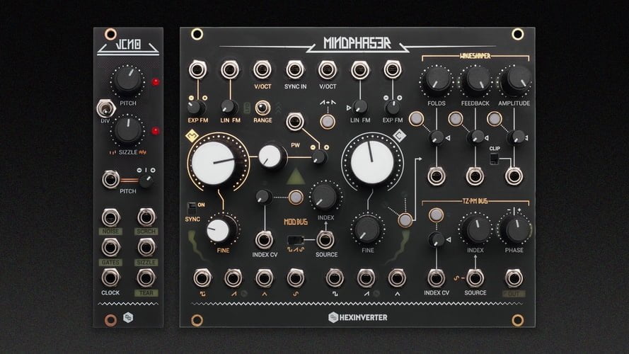 Hexinverter Mindphaser and VCNO Eurorack modules now available