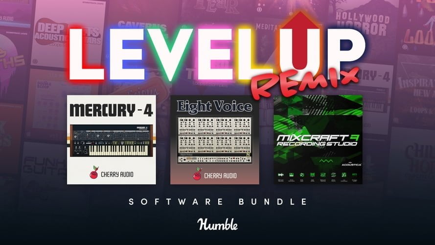 Level Up Remix: Mixcraft, Cherry Audio synths & Soundtrack Loops packs at Humble Bundle