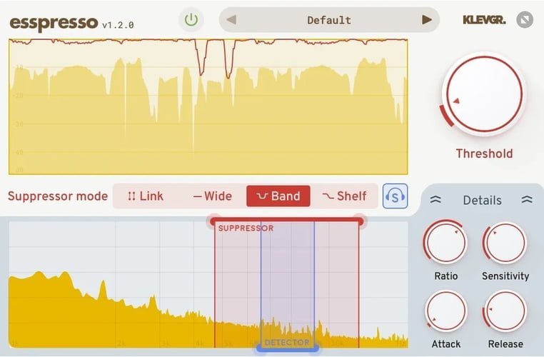 Klevgrand updates Esspresso de-esser effect plugin to v1.2