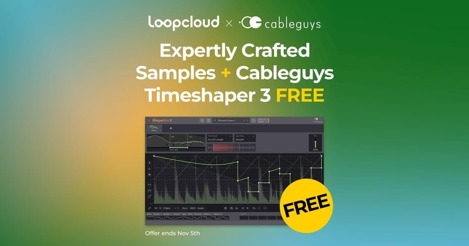 Loopcloud offers Cableguys TimeShaper 3 FREE to subscribers