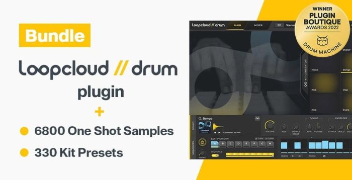 Loopcloud DRUM Plus Bundle