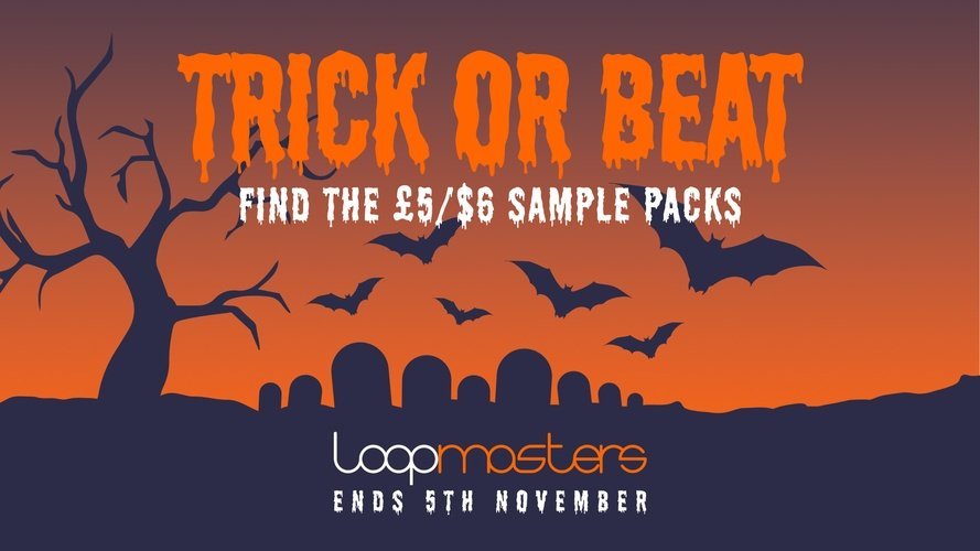 Loopmasters Trick or Beat Halloween Hunt: Find £5 sample pack deals