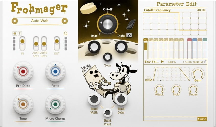 Frohmager free filter effect plugin by Ohm Force
