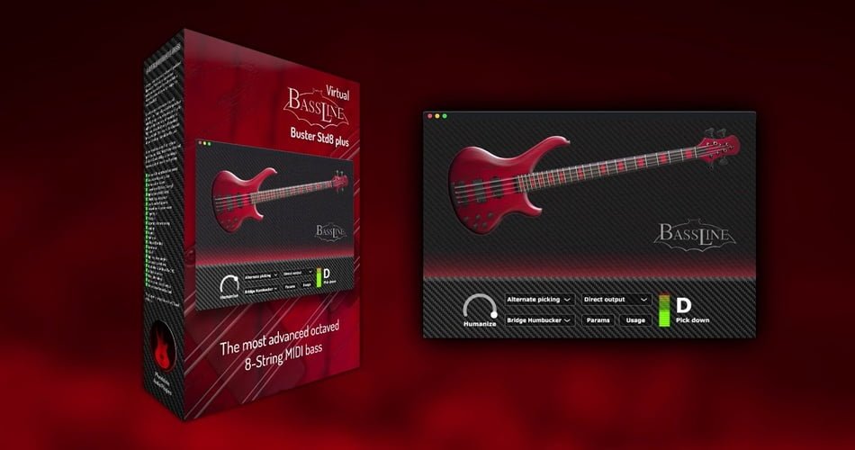 Save 50% on Virtual BassLine Buster Std8 plus bass guitar plugin