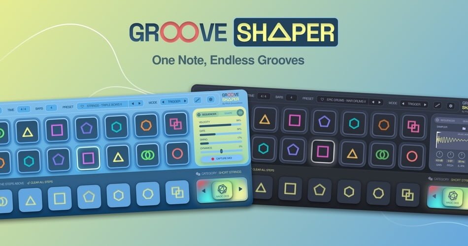 Groove Shaper creative sequencer plugin by Pitch Innovations