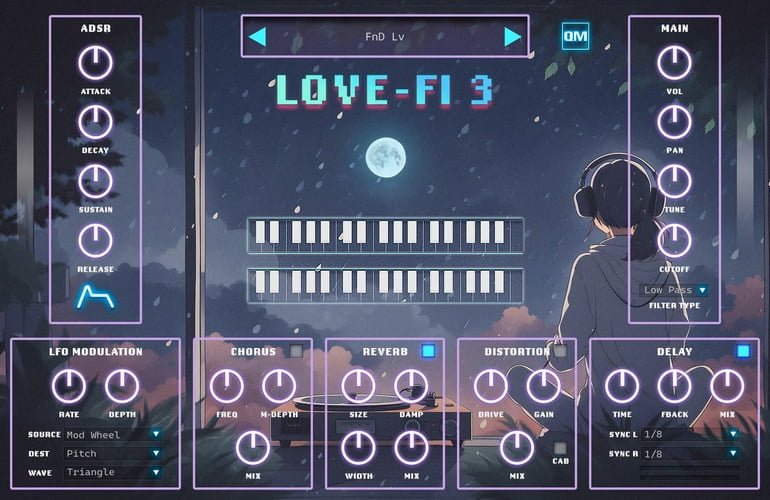 Love-Fi 3 virtual instrument by Quiet Music