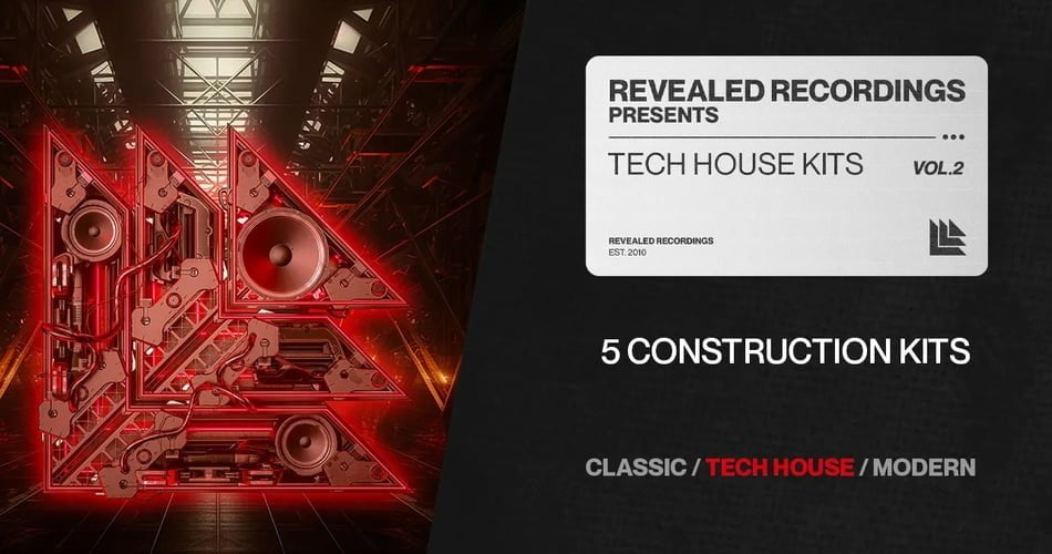 Alonso Sound intros Revealed Tech House Kits Vol. 2 sample pack