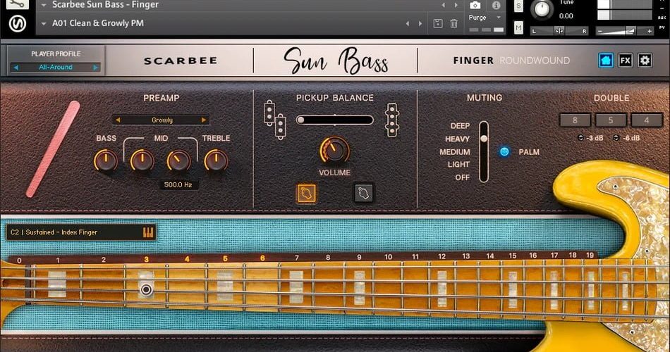 Scarbee launches Sun Bass – Finger electric bass instrument