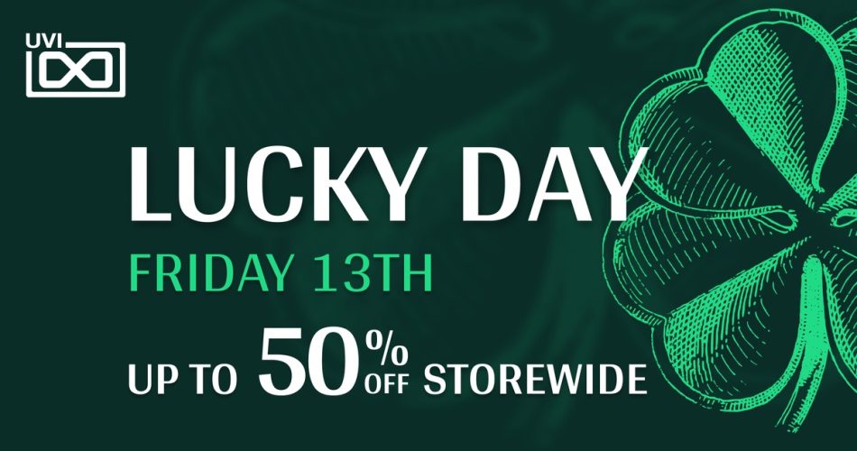 UVI Lucky Sale: Save up to 50% OFF virtual instruments, effects & sound packs