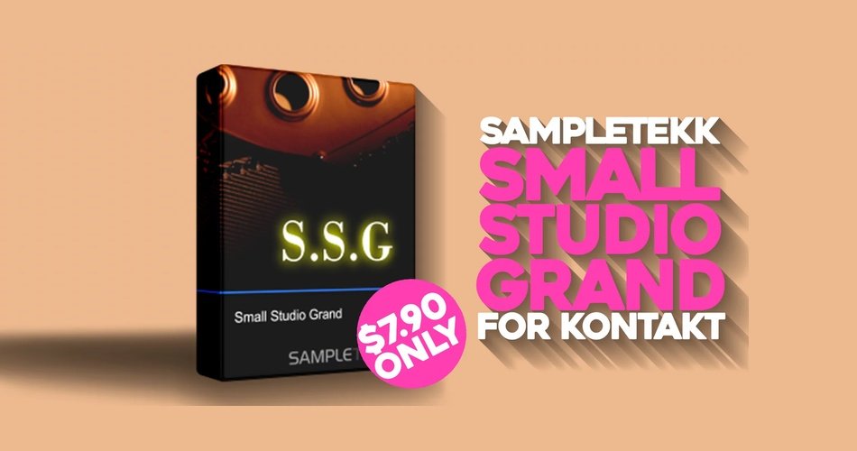 Save 90% on S.S.G – Small Studio Grand piano library by SampleTekk