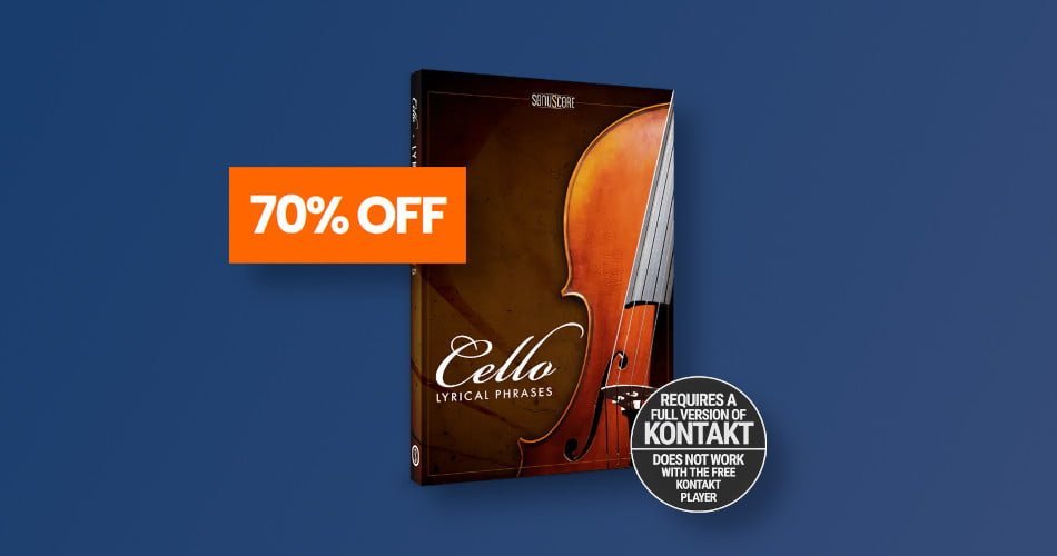 Lyrical Cello Phrases for Kontakt by Sonuscore on sale for 29 EUR