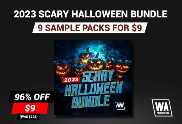 W.A. Production 2023 Scary Halloween Bundle: 9 packs for $9 USD!