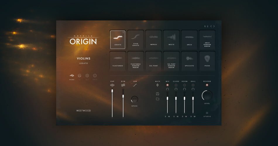 Westwood launches Novella Origin cinematic sound library