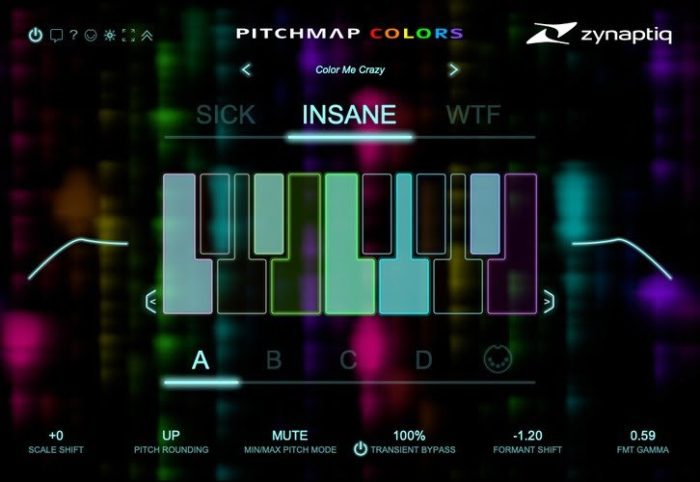 Zynaptiq Pitchmap Colors