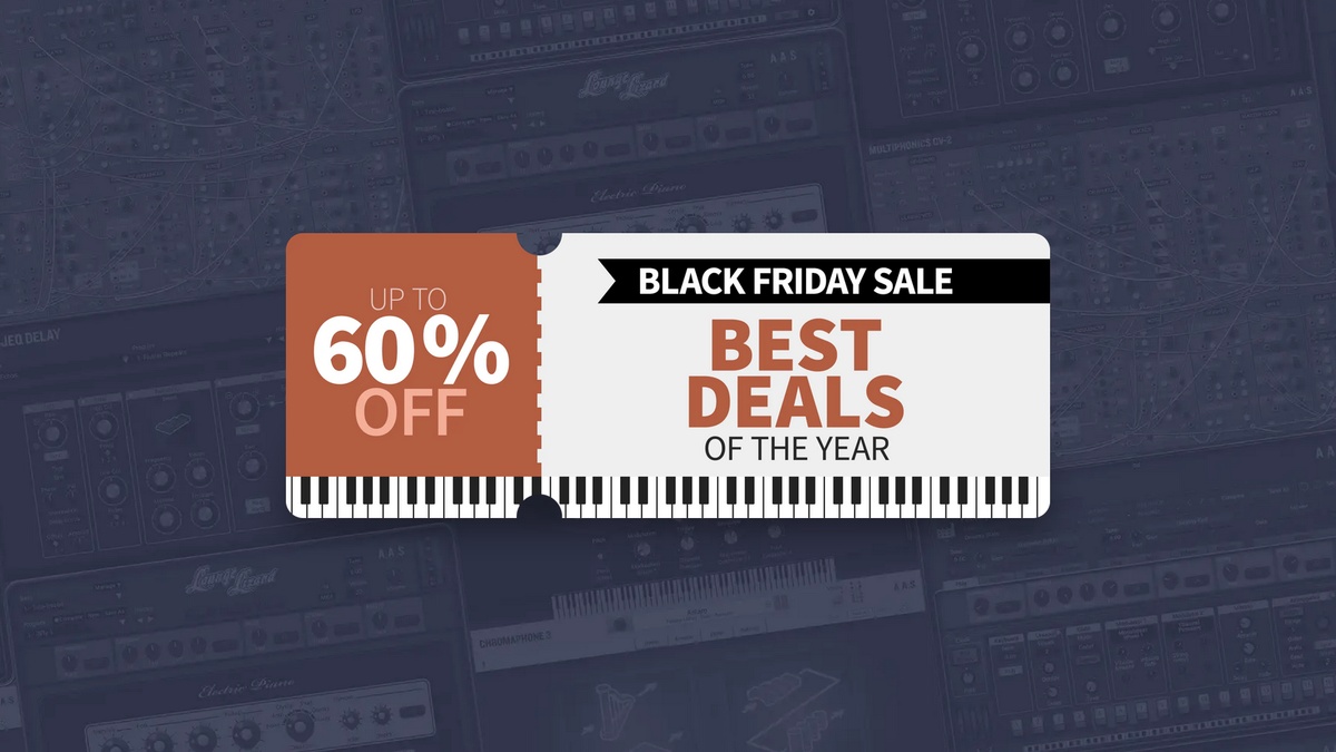 AAS Black Friday Sale: Up to 60% OFF plugins, sound packs and bundles