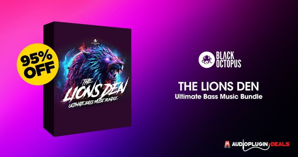 Save 95% on Lions Den Ultimate Bass Music Bundle by Black Octopus Sound