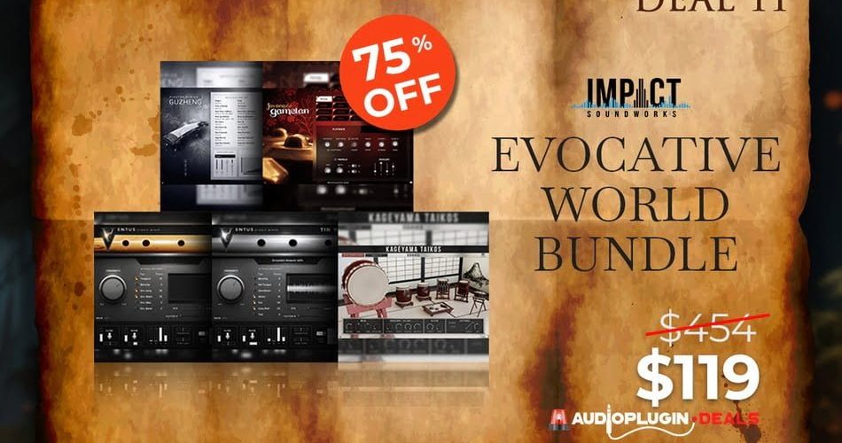 Evocative World Bundle by Impact Soundworks on sale at 75% OFF