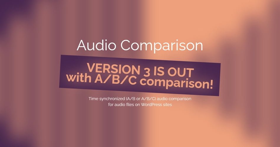Time synchronized audio comparison plugin for WordPress