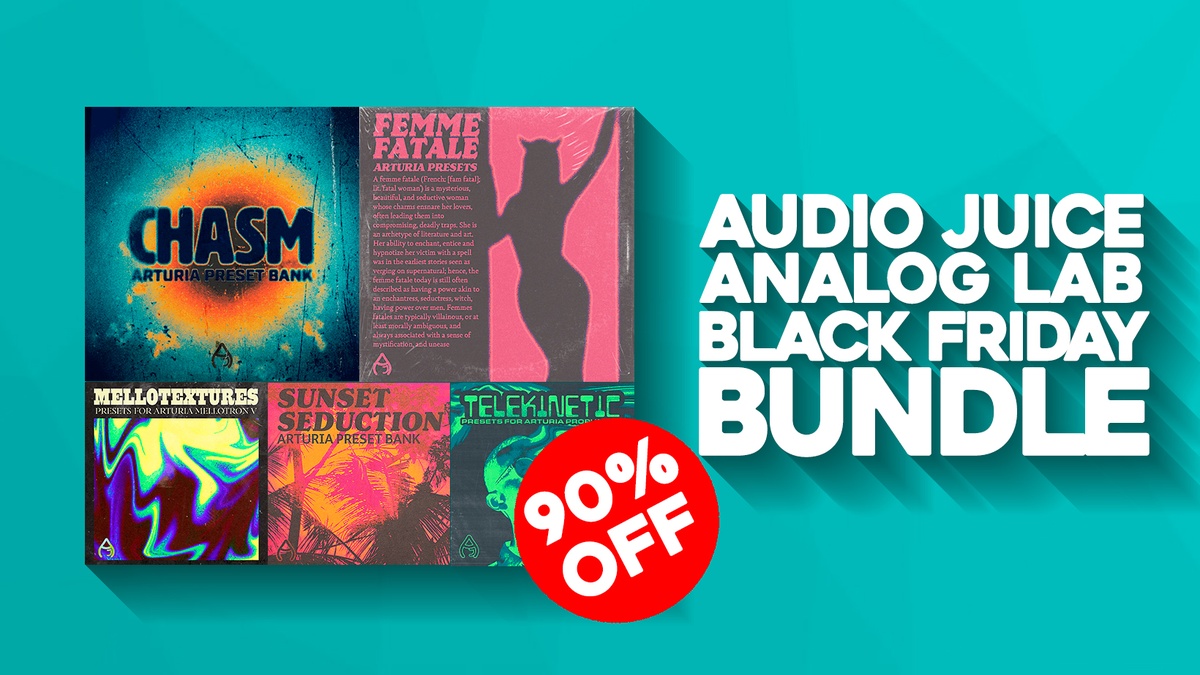 Save 90% on Analog Lab Black Friday Bundle by Audio Juice