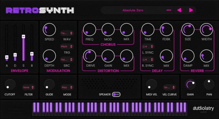 Audiolatry Retrosynth