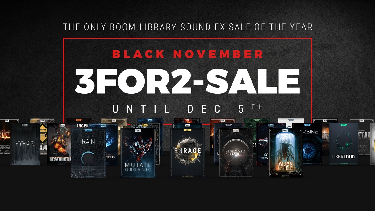 BOOM Library launches Black November 2024 Sale with savings and 3-for-2 deal