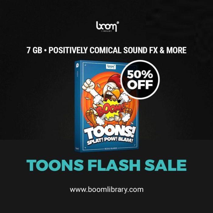 BOOM Library Toons Flash Sale