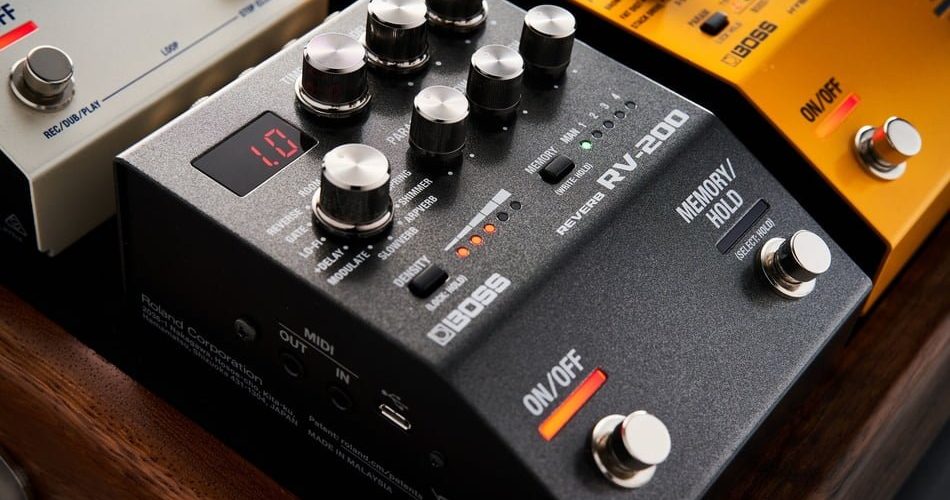 BOSS releases RV-200 Reverb effect pedal
