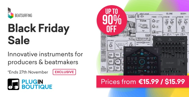 Save up to 90% on Beatfader, 7DeadlySnares & LunchTable by Beatsurfing