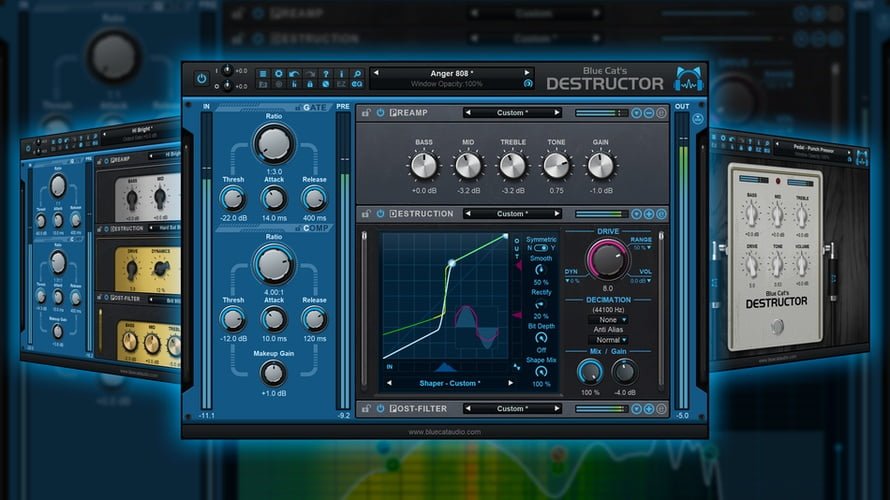 Blue Cat Audio releases Destructor V2 distortion & amp plugin