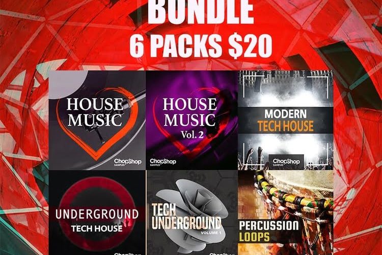 Chop Shop Tech and House Bundle: Get 6 packs for $20 USD!