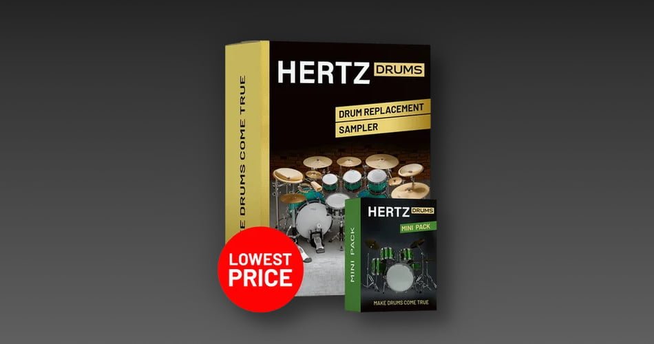 Save 50% on Hertz Drums MINI Bundle virtual drum instrument
