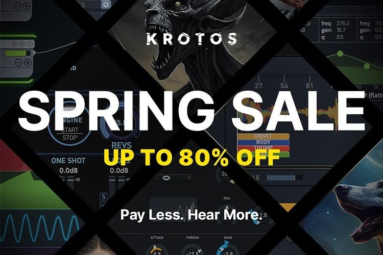 Save up to 80% on sound design tools from Krotos
