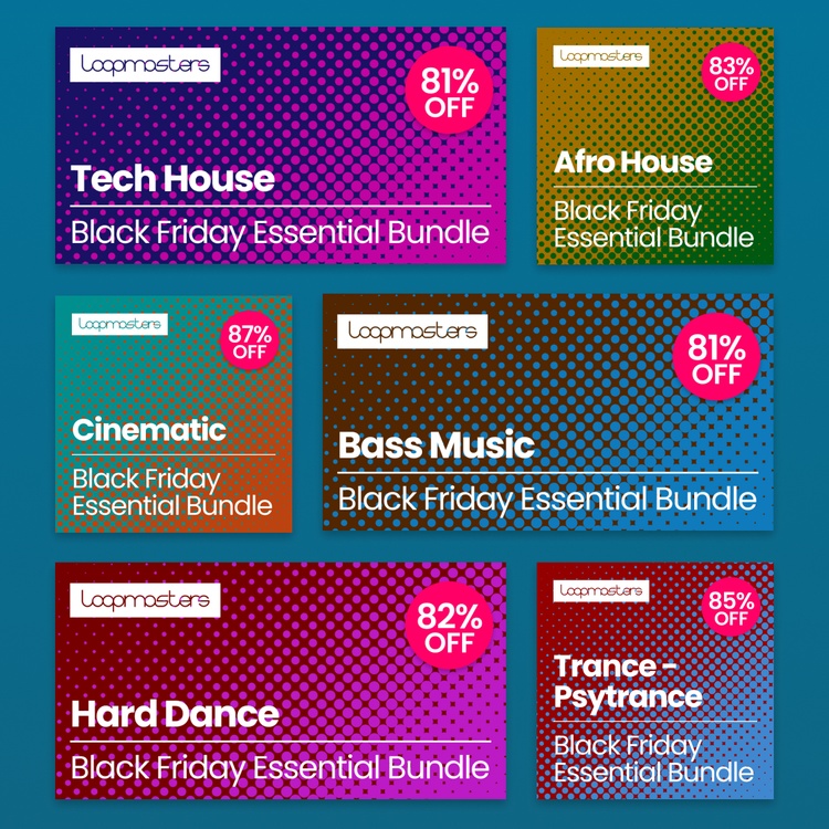 Loopmasters Black Friday Sale: Save up to 87% on packs & bundles