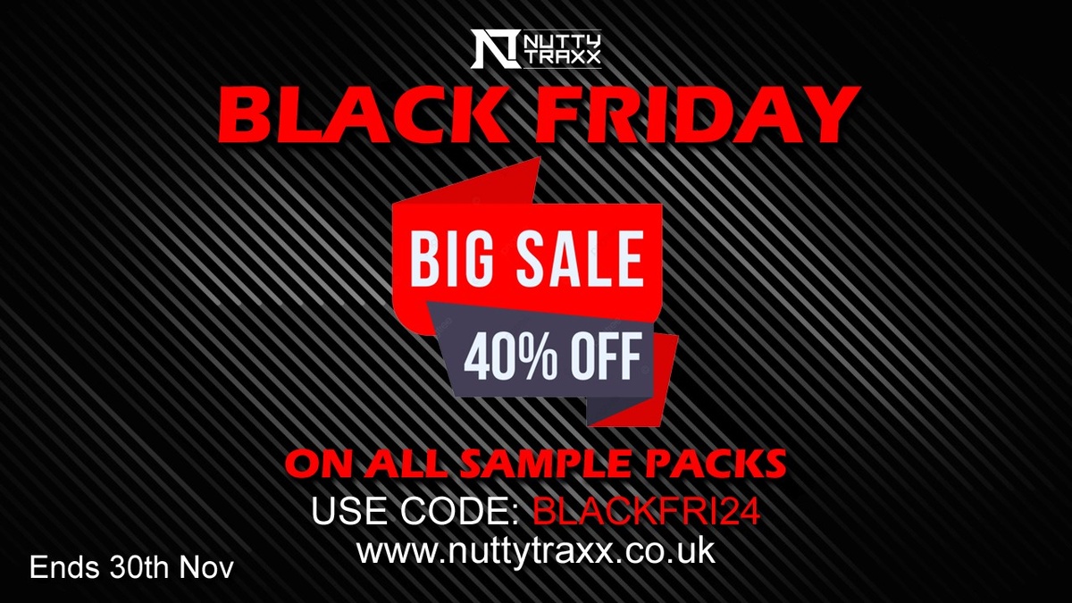 Nutty Traxx Black Friday Sale: Save 40% on sample packs