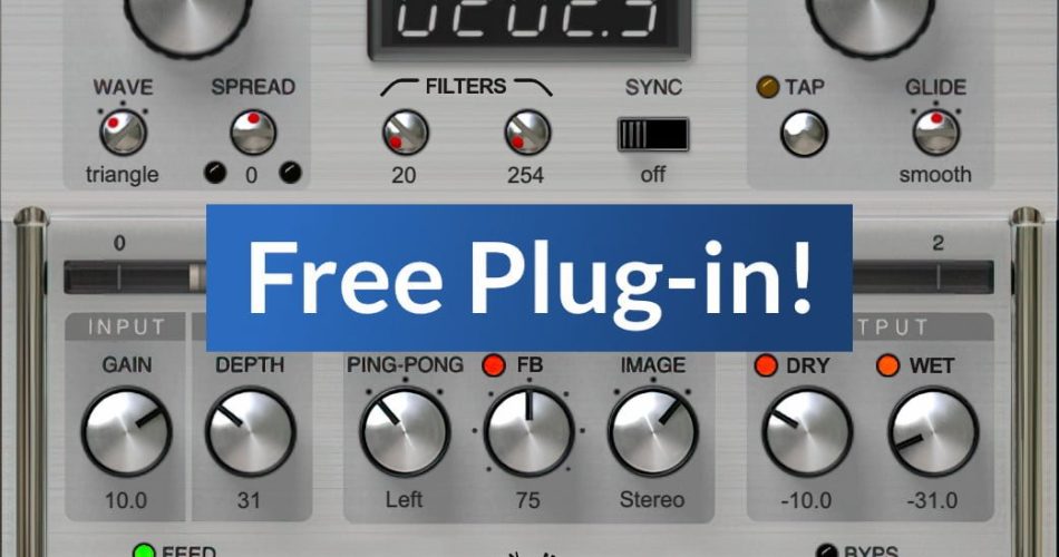 PSP stepDelay free delay effect plugin