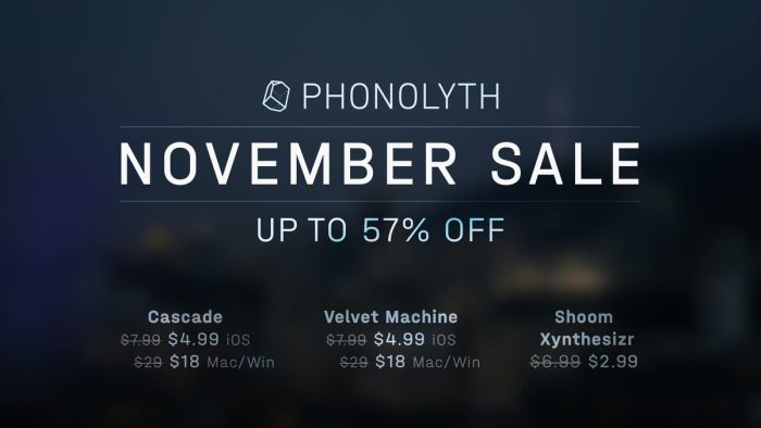 Phonolyth November Sale 2024