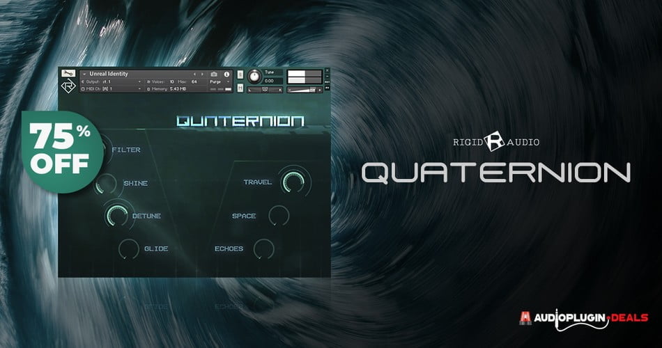 Quarternion for Kontakt by Rigid Audio on sale for $9.99 USD