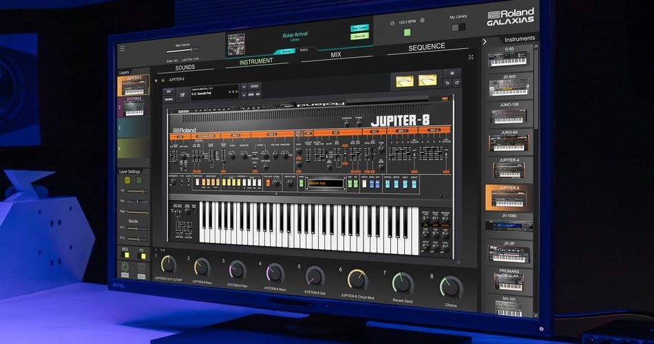 Roland Introduces GALAXIAS software-based musical instrument