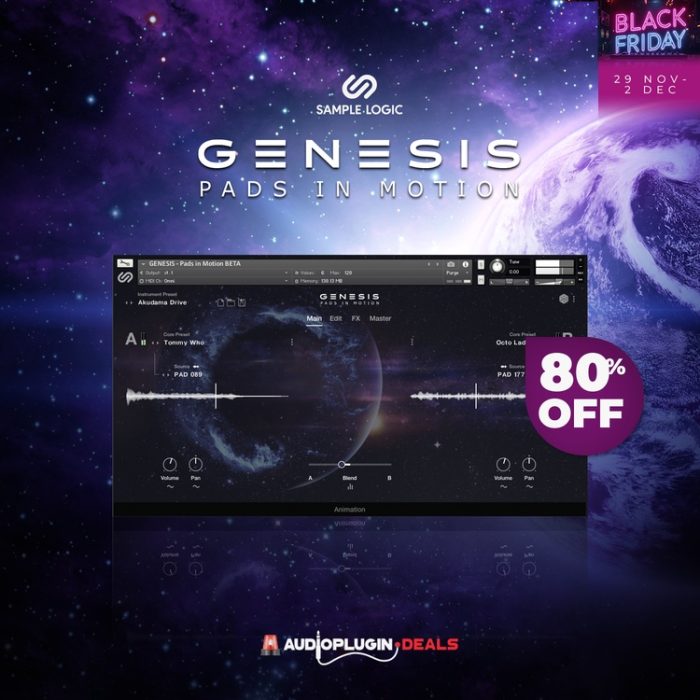 Sample Logic Genesis Pads in Motion Sale