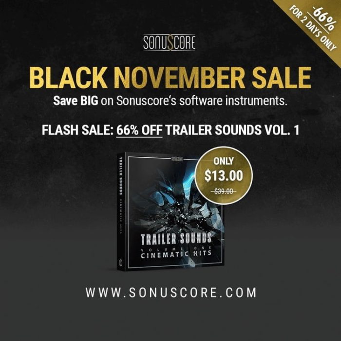 Sonuscore Trailer Sounds Vol 1 Cinematic Hits Sale