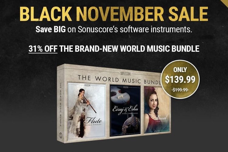 World Music Bundle by Sonuscore on sale for $139.99 USD