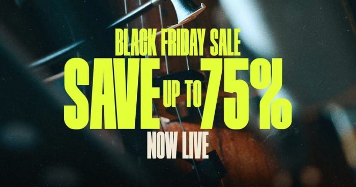 Spitfire Audio Black Friday Sale 2023