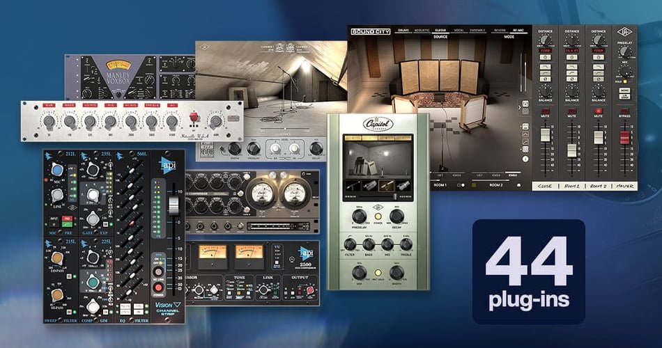 UAD Signature Edition with 44 plugins on sale for $299.50 USD!