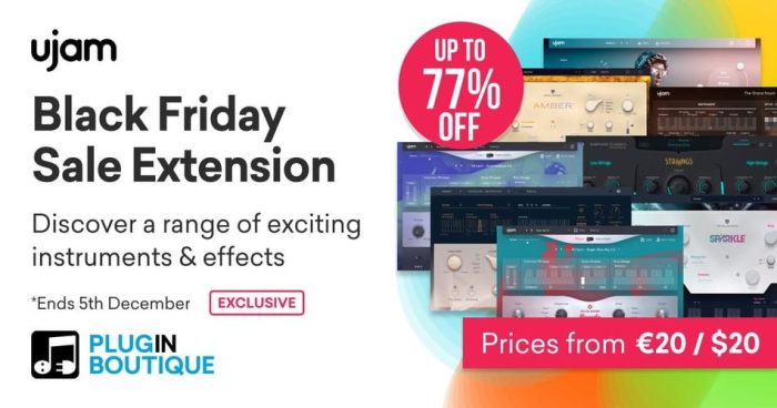 UJAM Black Friday 2023 extension PIB