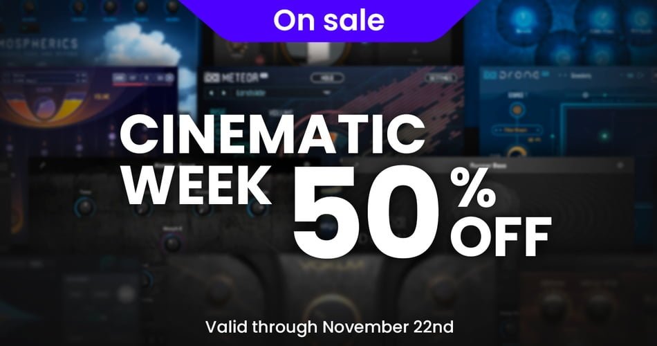 UVI launches Cinematic Week with 50% OFF virtual instruments & effects
