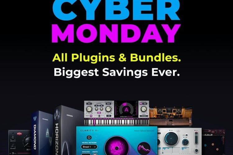 Waves Cyber Monday: Plugins from $9.99 USD + Up to 4 FREE plugins with purchase