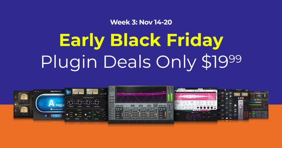 Waves Early Black Friday: Plugins on sale for $19.99 USD