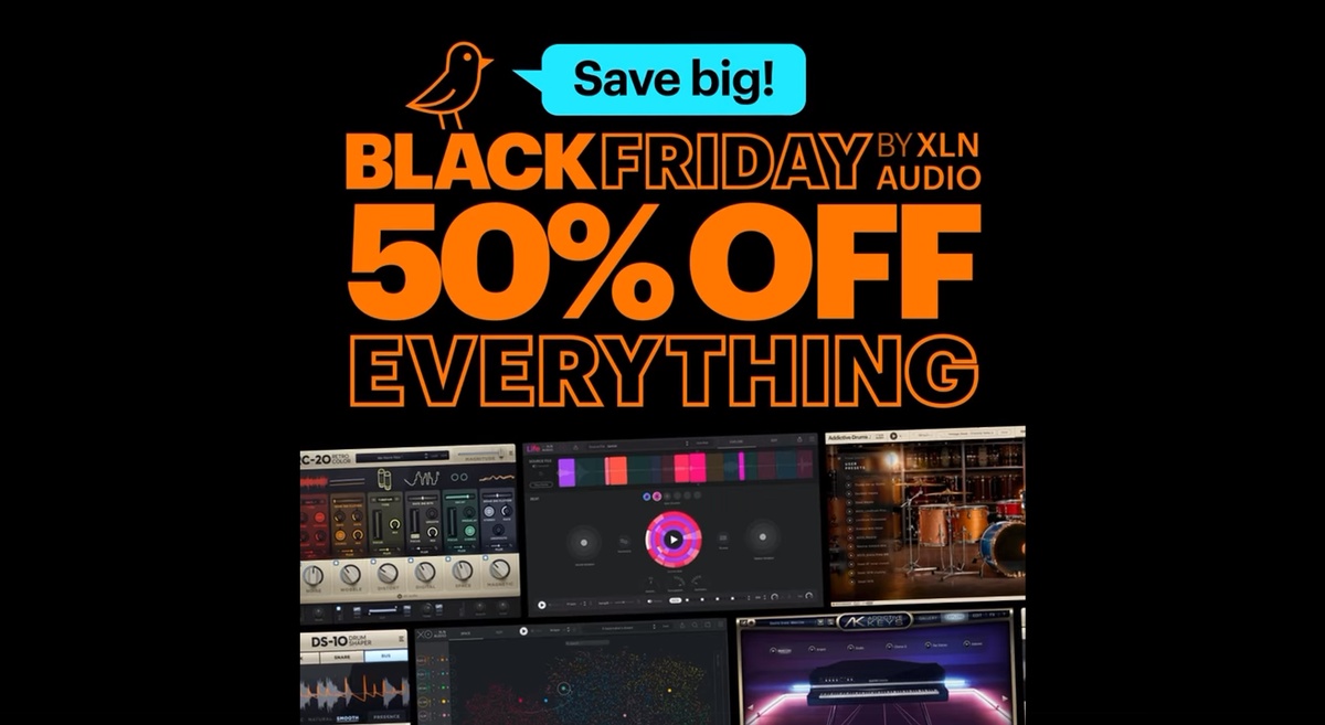 XLN Audio Black Friday Sale: Save 50% on Life, XO, RC-20 Retro Color, Addictive Drums & more